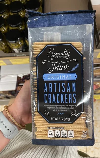 Is it Pescatarian? Specially Selected Original Mini Artisan Crackers