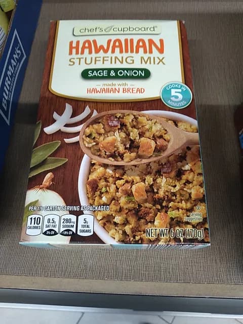 Is it Gelatin free? Chef's Cupboard Hawaiian Stuffing Mix Sage & Onion Made With Hawaiian Bread