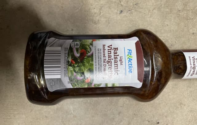 Is it Pescatarian? Fit & Active Light Balsamic Vinaigrette Reduced Fat Dressing