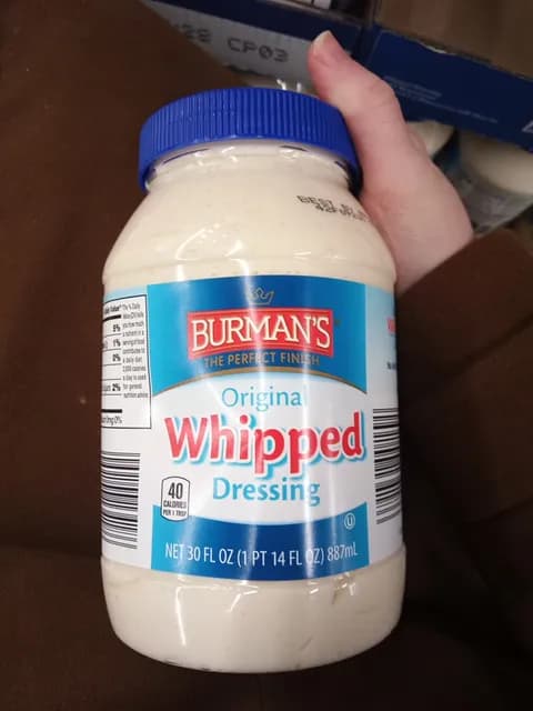 Is it Low Histamine? Burman’s The Perfect Finish Original Whipped Dressing