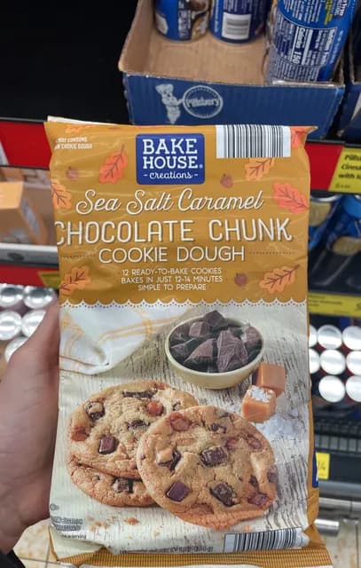 Is it Milk Free? Bake House -creations- Sea Salt Caramel Chocolate Chunk Cookie Dough