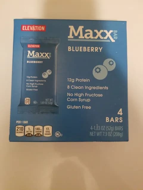 Is it Lactose Free? Elevation Blueberry Maxx Bar