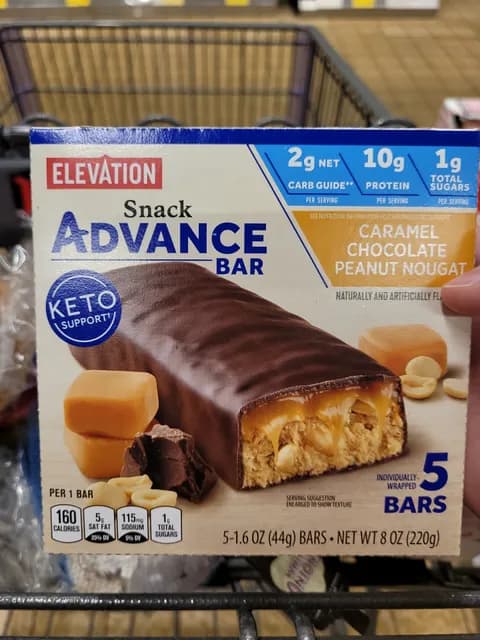 Is it Lactose Free? Elevation Caramel Chocolate Peanut Nougat Snack Advance Bar