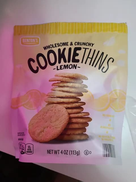 Is it Milk Free? Benton's Wholesome & Crunchy Lemon Cookie Thins