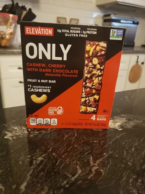 Is it Wheat Free? Elevation Only Cashew, Cherry With Dark Chocolate Bars