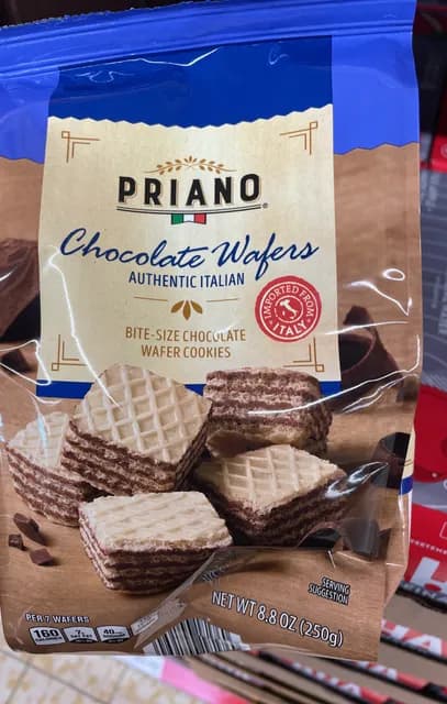 Is it Milk Free? Priano Chocolate Wafers