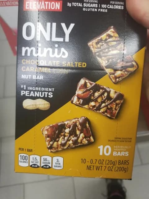 Is it Low Histamine? Elevation Only Minis Chocolate Salted Caramel Nut Bar