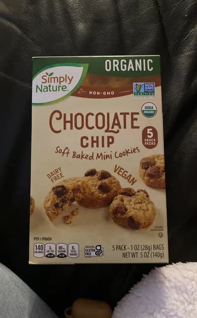 Is it Milk Free? Simply Nature Chocolate Chip Soft Baked Mini Cookies