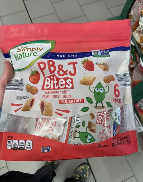 Is it Low Histamine? Simply Nature Pb&j Bites Strawberry Filled Peanut Butter Snack