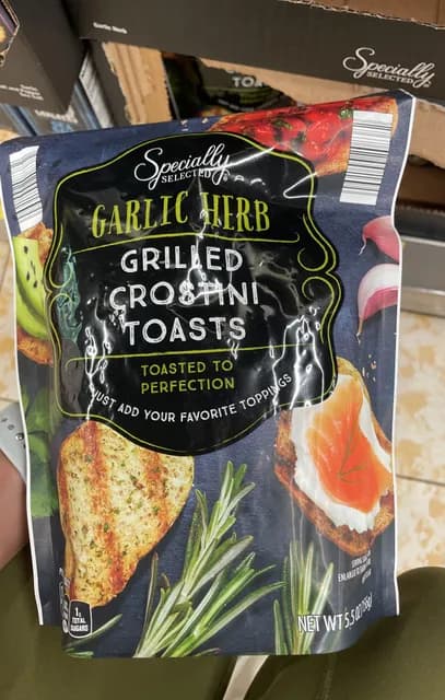 Is it Paleo? Specially Selected Garlic Herb Grilled Crostini Toasts