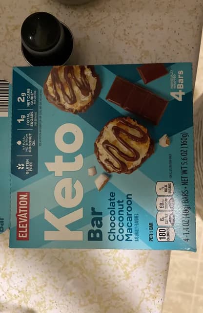 Is it Lactose Free? Elevation Chocolate Coconut Macaroon Keto Bar