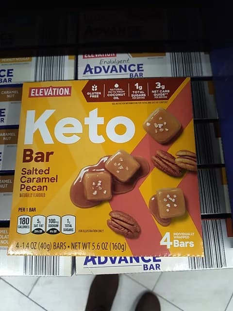 Is it Pescatarian? Elevation Keto Bar Salted Caramel Pecan