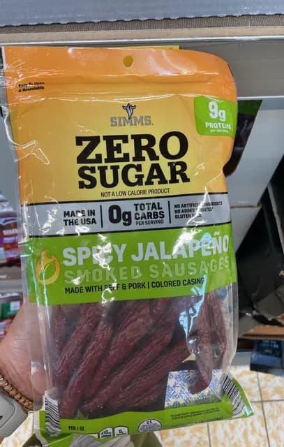 Is it Gelatin free? Simms Zero Sugar Spicy Jalapeño Smoked Sausages