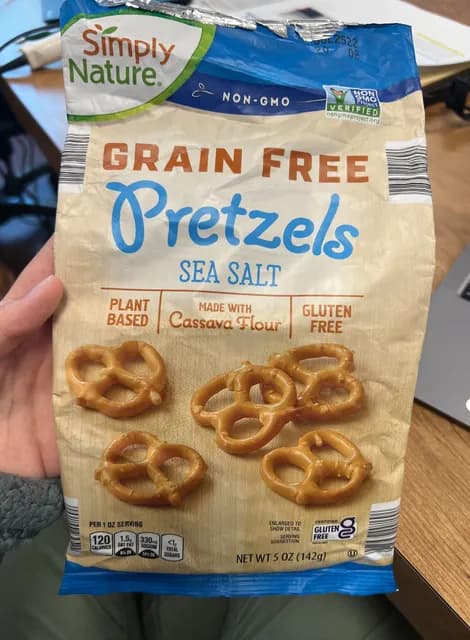 Is it Gelatin free? Simply Nature Grain Free Pretzels Sea Salt