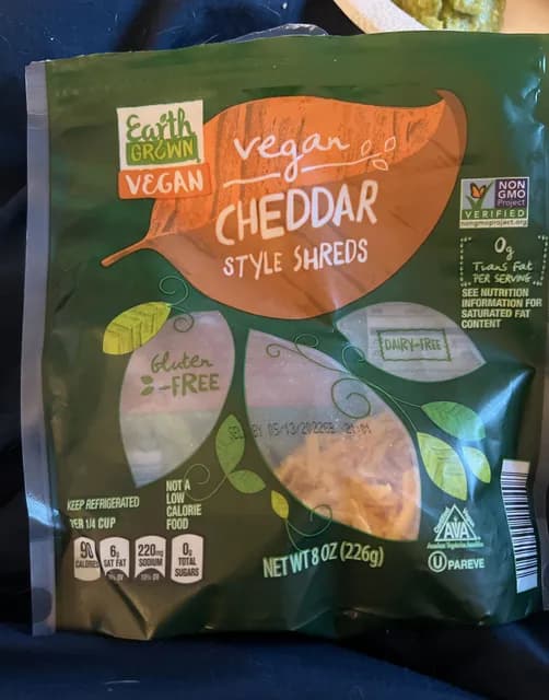 Is it Wheat Free? Earth Grown Vegan Cheddar Style Shreds