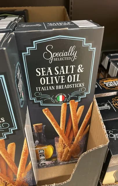 Is it Pescatarian? Specially Selected Sea Salt & Olive Oil Italian Breadsticks