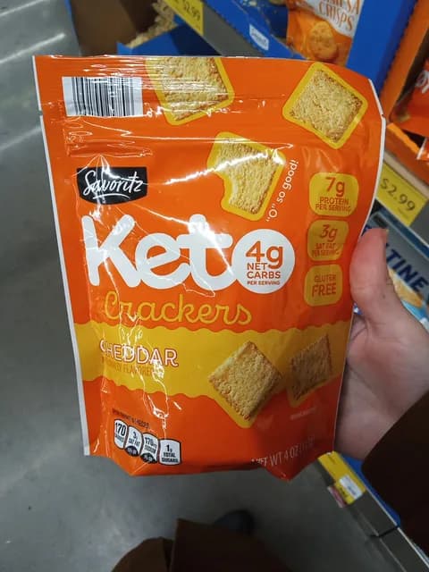 Is it Low Histamine? Savoritz Keto Crackers Cheddar Naturally Flavored