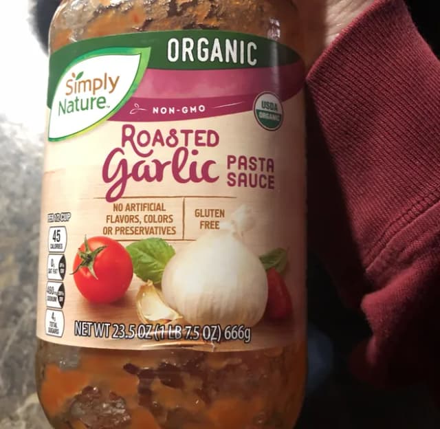 Is it Low Histamine? Simply Nature Organic Non-gmo Roasted Garlic Pasta Sauce