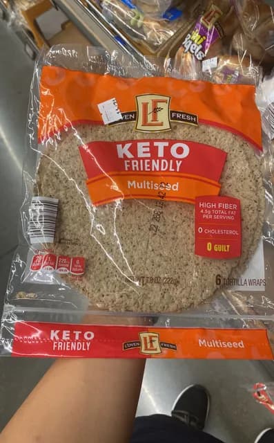 Is it Pescatarian? L'oven Fresh Keto Friendly Multiseed Tortilla Wraps