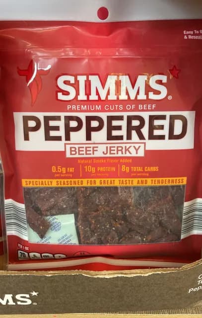 Is it Gelatin free? Simms Peppered Beef Jerky