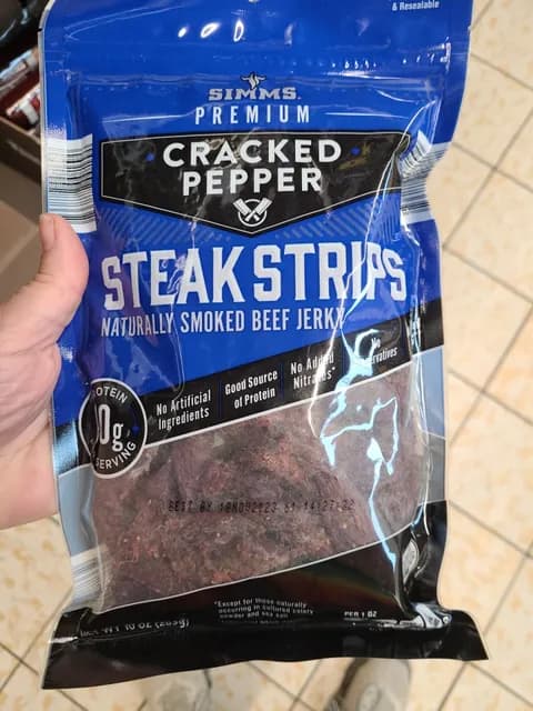 Is it Milk Free? Simms Premium Cracked Pepper Steak Strips