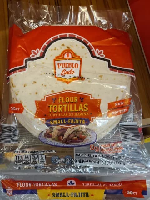 Is it Lactose Free? Pueblo Lindo Flour Tortillas Small