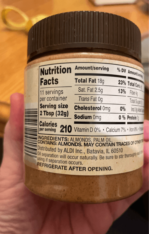 Is it Low Histamine? Simply Nature Creamy Almond Butter