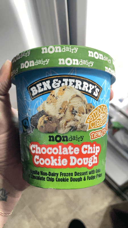 Is it Lactose Free? Ben & Jerry's Non-dairy Chocolate Chip Cookie Dough