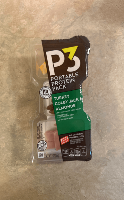 Is it Gluten Free? P3 Portable Protein Pack Turkey Almonds Colby Jack Cheese For Low Carb Lifestyle Tray