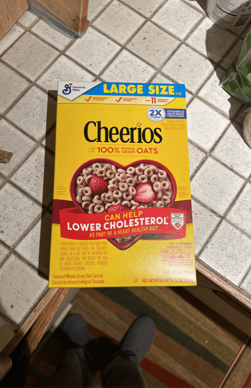 Is it Egg Free? Cheerios Cereal Toasted Whole Grain Oat Box