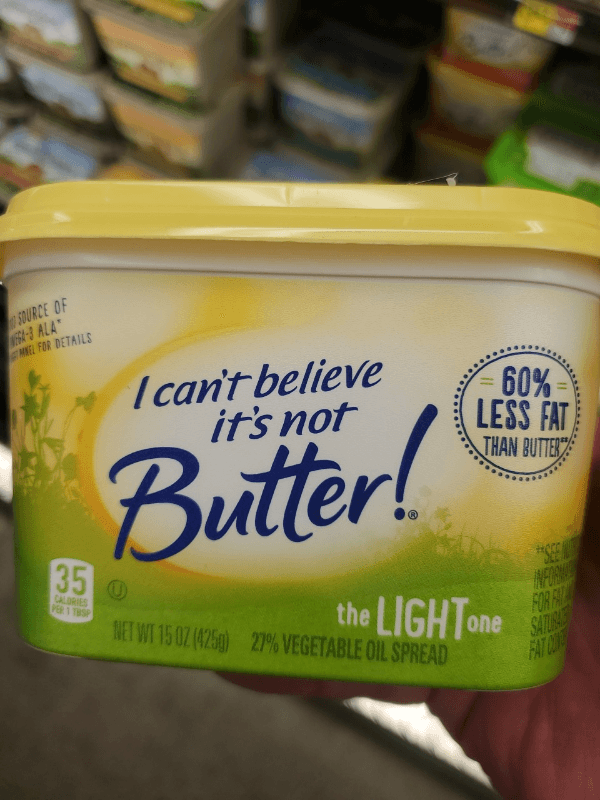 Is it Egg Free? I Can't Believe It's Not Butter! The Light One