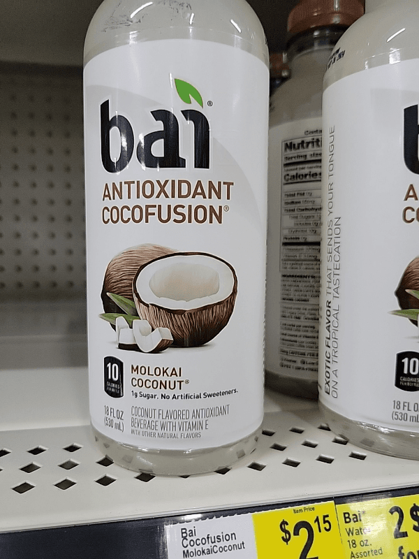 Is it Vegetarian? Bai Malokai Coconut