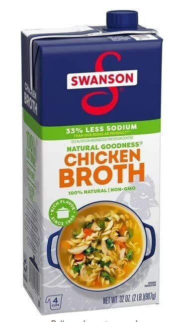 Is it Low FODMAP? Swanson 33% Less Sodium Chicken Broth