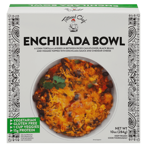 Is it Low Histamine? Tattooed Chef Riced Cauliflower Enchilada Bowl