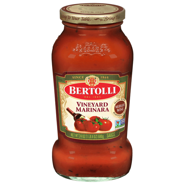 Is it Low Histamine? Bertolli Vineyard Marinara Sauce With Merlot Wine, Authentic Tuscan Style Pasta Sauce Made With Vine-ripened Tomatoes, Herbs And Spices And Merlot