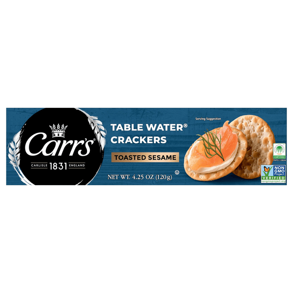 Is it Gelatin free? Carrs Table Water Toasted Sesame Crackers