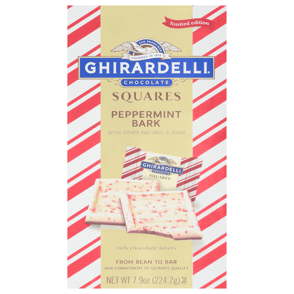 Is it Vegetarian? Ghirardelli Peppermint Bark Chocolate Squares