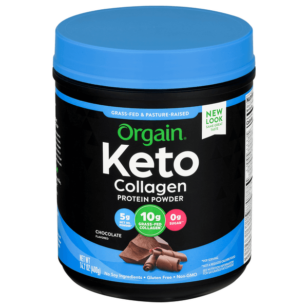 Is it Gelatin free? Orgain Keto Protein Powder Ketogenic Collagen With Mct Oil Chocolate