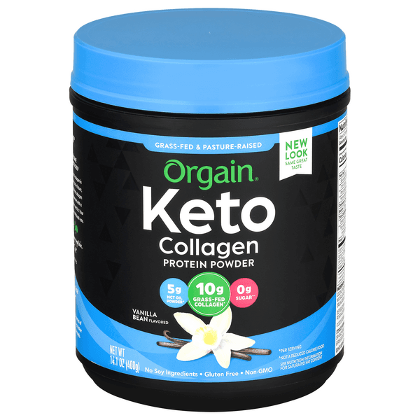 Is it Vegetarian? Orgain Keto Protein Powder Ketogenic Collagen With Mct Oil Vanilla