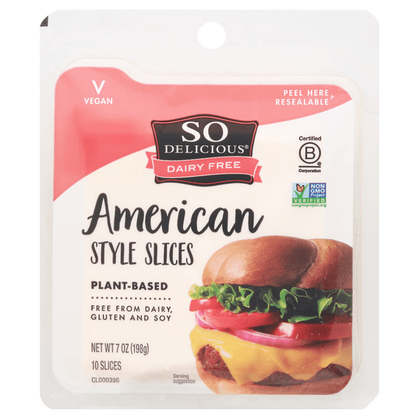 Is it Gelatin free? So Delicious Dairy Free American Style Cheese Slices Plant Based