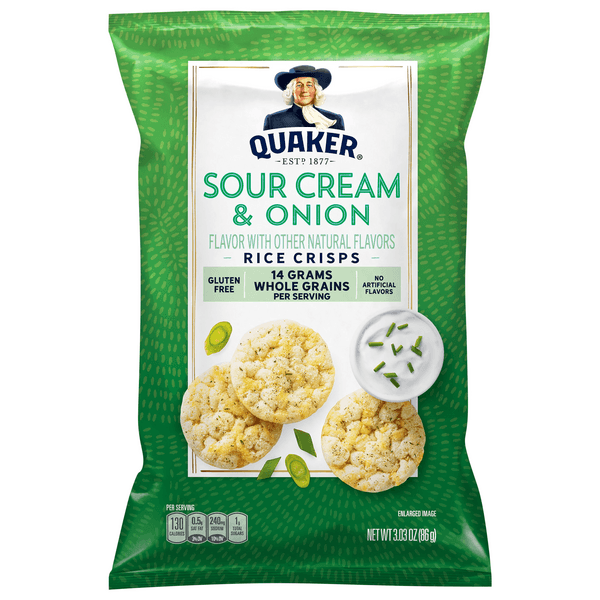 Is it Gelatin free? Quaker Popped Rice Crisps Gluten Free Sour Cream & Onion