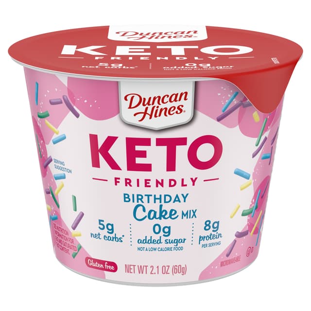 Is it Lactose Free? Duncan Hines Keto Friendly Birthday Cake Mix