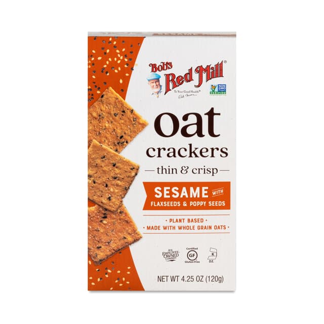 Is it Low Histamine? Bob's Red Mill Sesame With Flaxseeds & Poppy Seeds Oat Crackers