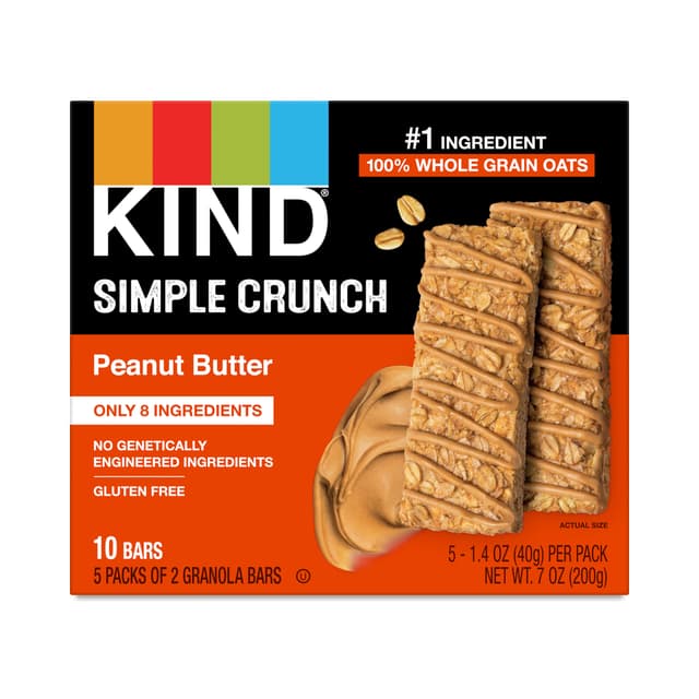 Is it Low Histamine? Kind Peanut Butter Simple Crunch Granola Bar