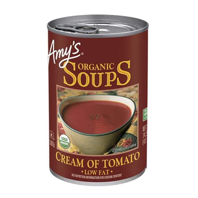 Is it Fish Free? Amy's Kitchen Organic Cream Of Tomato Soup, Low Fat