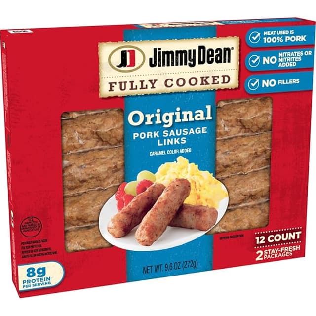 Is it Gelatin free? Jimmy Dean Fully Cooked Original Pork Sausage Links