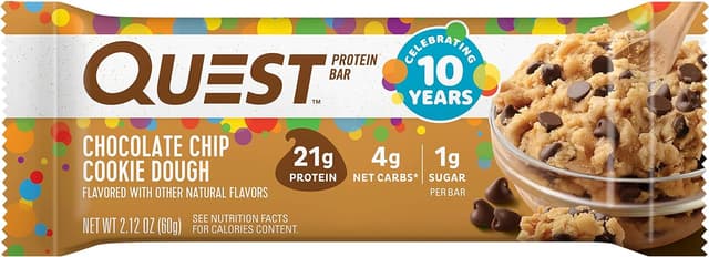 Is it Low Histamine? Quest Bar Protein Bar Gluten-free Chocolate Chip Cookie Dough