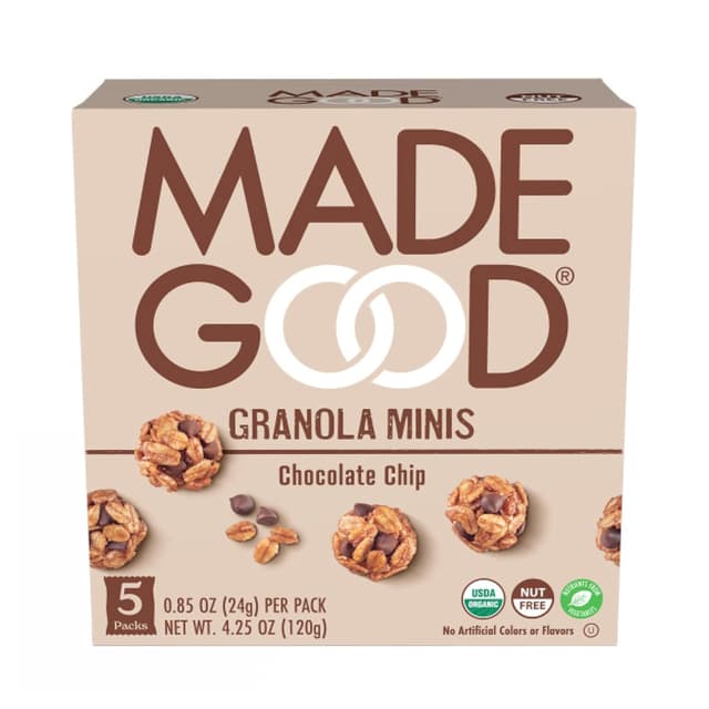 Is it Vegetarian? Made Good Granola Minis Chocolate Chip