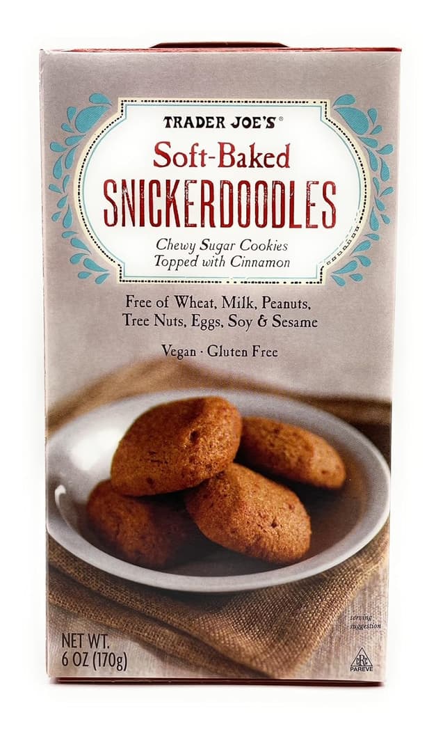 Is it Gelatin free? Trader Joe's Soft-baked Snickerdoodles Chewy Sugar Cookies Topped With Cinnamon