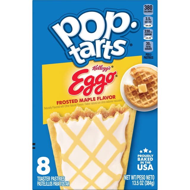 Is it Vegetarian? Kellogg's Pop-tarts Eggo Frosted Maple Flavor